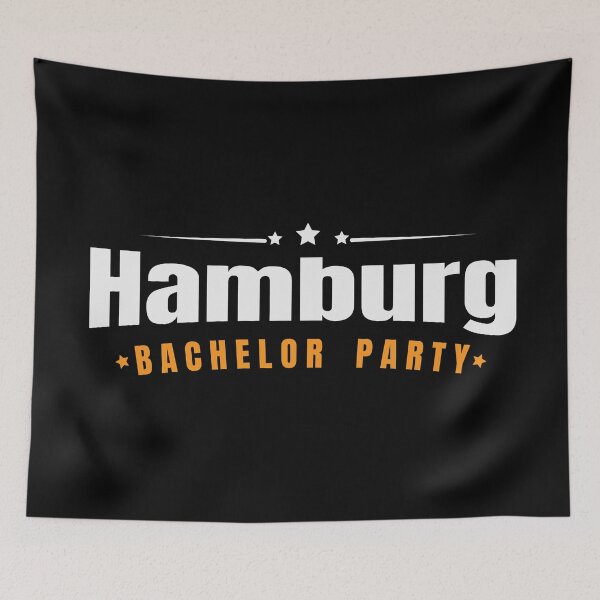 Item preview, Bachelor Party Shirt Hamburg Pre Wedding Celebration Tee designed and sold by haselshirt.