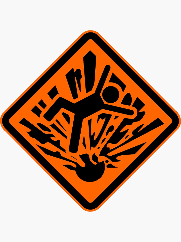 "Hoist on my own petard" Sticker for Sale by Alibarbarella Redbubble