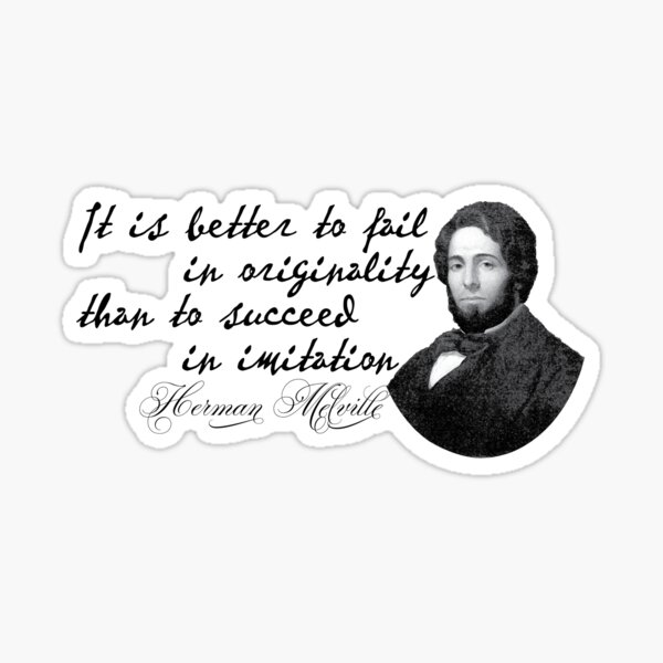 Herman Melville Pegatina