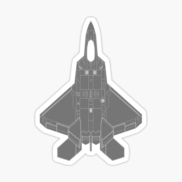 Lockheed Martin F-22 Raptor Sticker