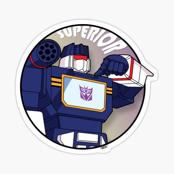 Soundwave Superior Sticker For Sale By Ndvs Redbubble