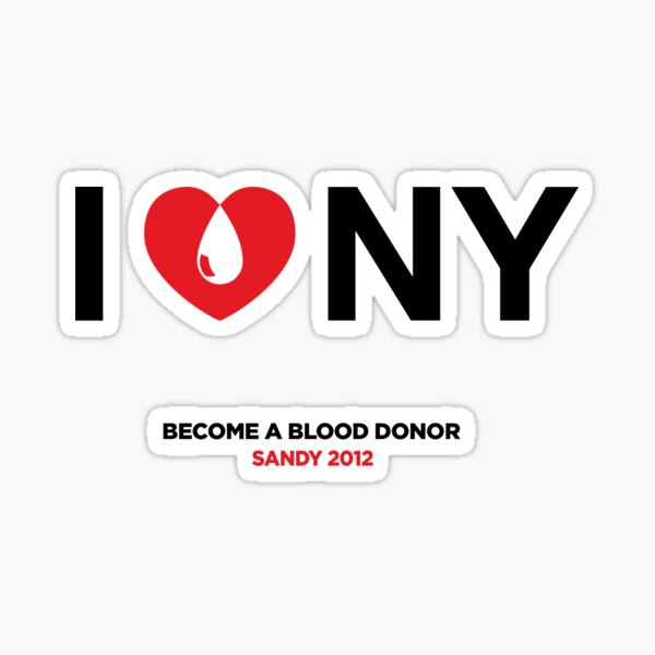 Become A Blood Donor Sticker