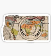 Travel The World With A Camera Sticker