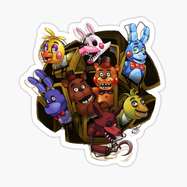 Five Nights At Freddys Stickers Redbubble