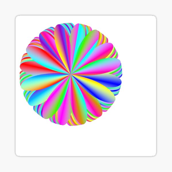 Digital Pansy Sticker