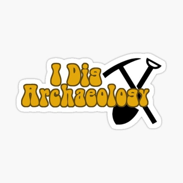 Vista previa del artículo con la obra «Excavo Arqueología», diseñado y vendido por shakeoutfitters.