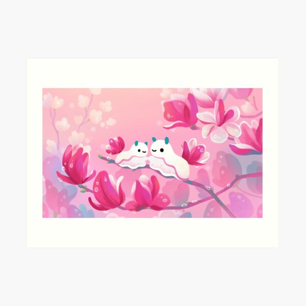 Magnolia sea slug Art Print