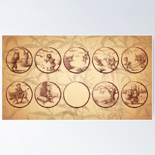 Item preview, The ten oxherding pictures designed and sold by Peter-Mahr.