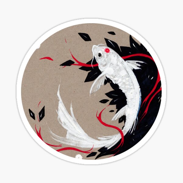 KOI RIBBONS Sticker