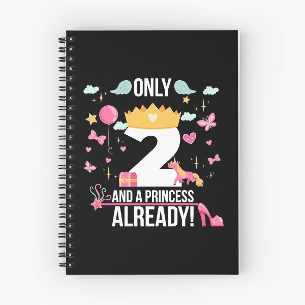 Item preview, 2nd Birthday Girl "Only 2 And Already A Princess" Gift designed and sold by festivalshirt.