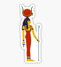 Hathor Solar | Egyptian Gods, Goddesses, and Deities Sticker
