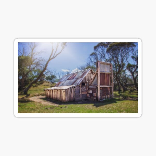 Wallace's Hut - Falls Creek Sticker