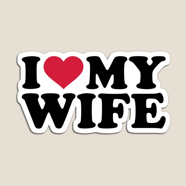 Aperçu de l'œuvre J'aime le coeur ma femme créée et vendue par Designzz.