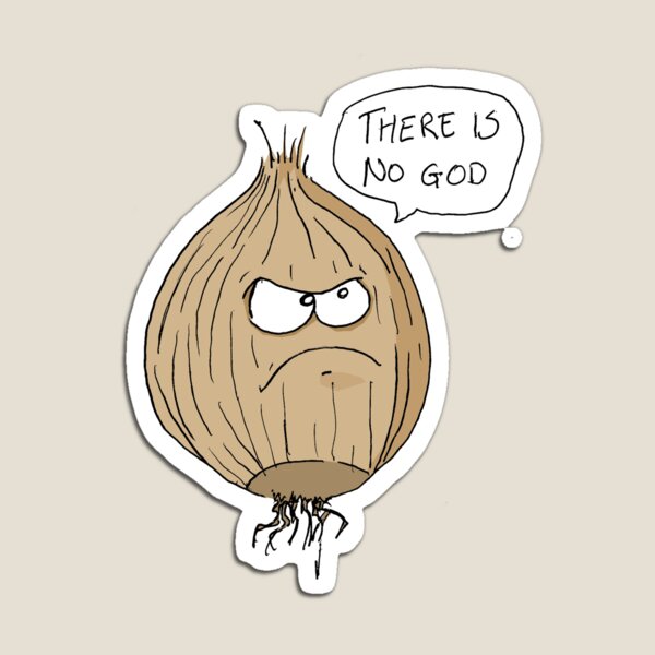 The Atheist Onion Magnet