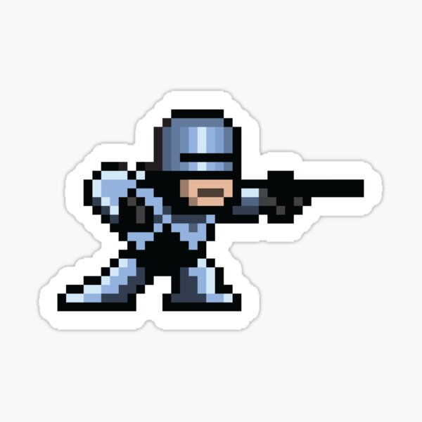 Item preview, 8-Bit Robotic Cop designed and sold by justinglen75.