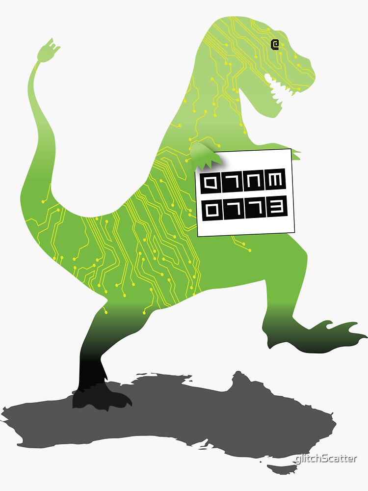 Digital Literacy -Walking with dinasaurs by glitchScatter