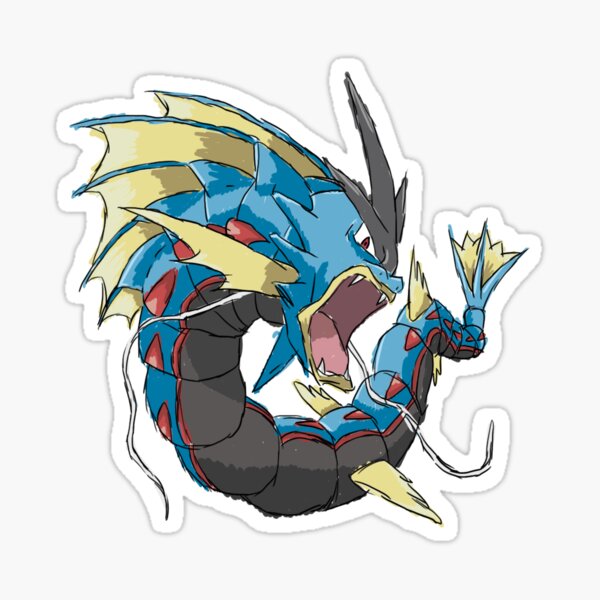Derek's Mega Gyarados Sticker