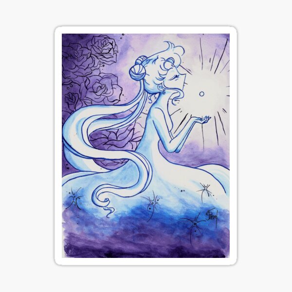 Vista previa del artículo con la obra «En el nombre de la luna», diseñado y vendido por Cerulean-Blues.