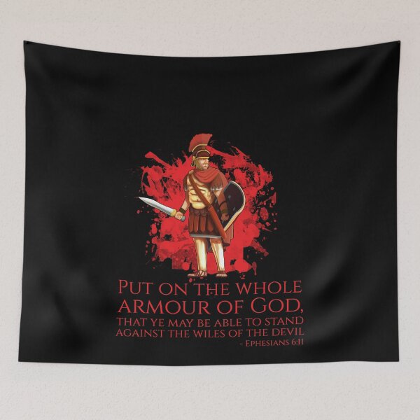Item preview, Put on the whole Armour of God, that ye may be able to stand against the wiles of the devil - Ephesians 6:11 designed and sold by Styrman.
