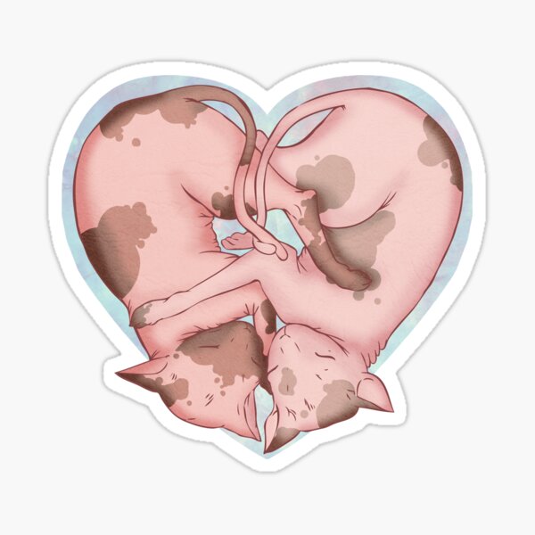 Snuggliphinx Sticker