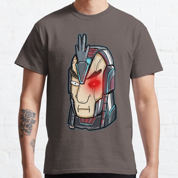 Phoenixperson, formerly Birdperson from Rick and Morty™ head-shot with glowing red eye Classic T-Shirt