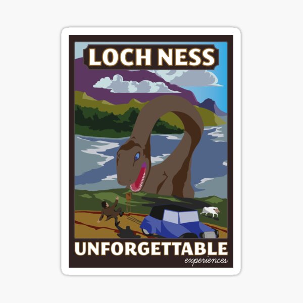 Visit Loch Ness - Brown Sticker