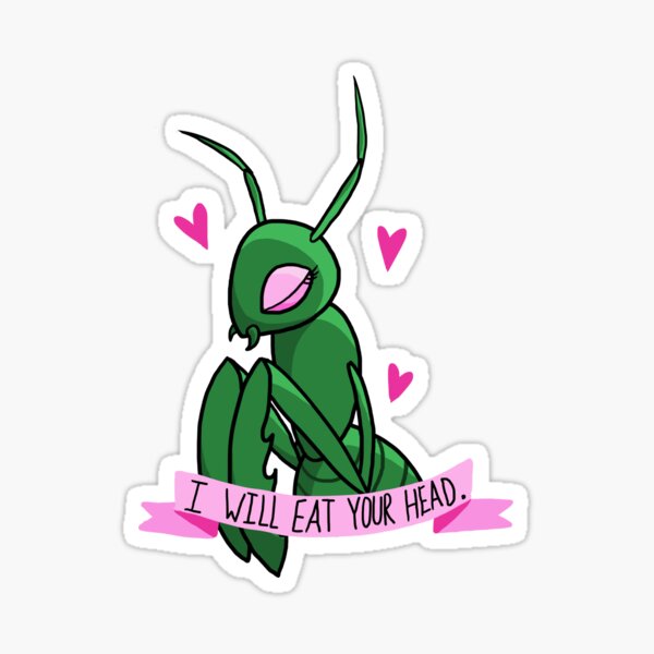I Will Eat Your Head Sticker