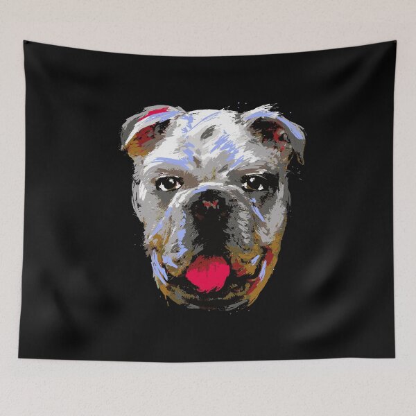 Item preview, Funny Bulldog Art Splash print Gift Artistic Bulldog product designed and sold by D-C-Designs.
