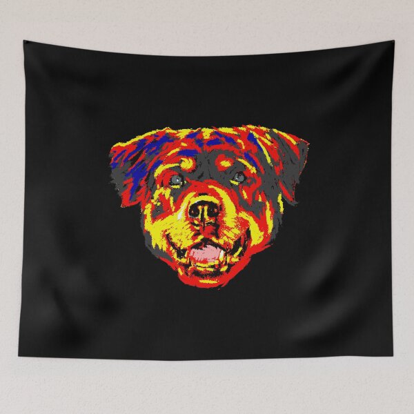 Item preview, Funny Rottweiler Art Splash print Gift Rottweiler Art product designed and sold by D-C-Designs.