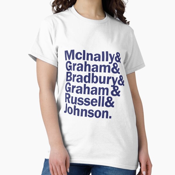 6 Try Heroes - Navy Text Classic T-Shirt