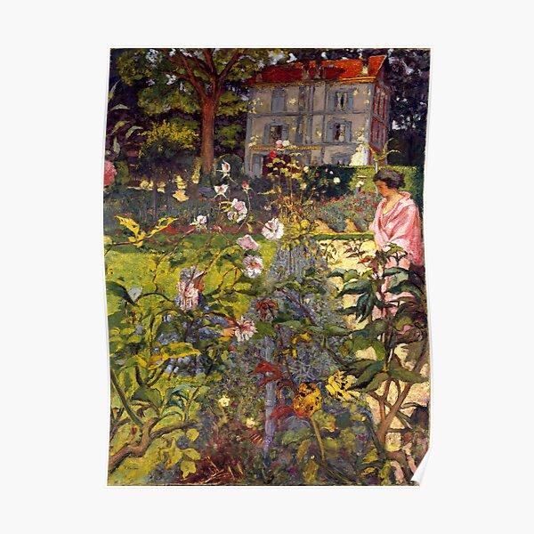Édouard Vuillard - Garden at Vaucresson Poster