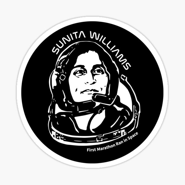 Vista previa del artículo con la obra «Mujeres en el espacio: Sunita Williams», diseñado y vendido por Adrianna Allen.