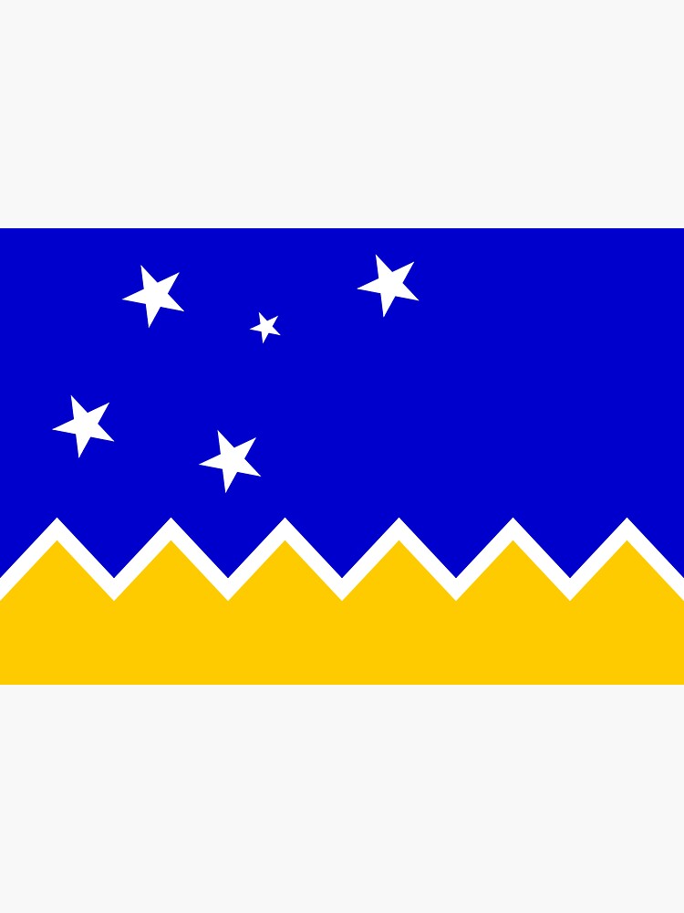"Flag of Chilean Antarctic Territory " Sticker by abbeyz71 Redbubble