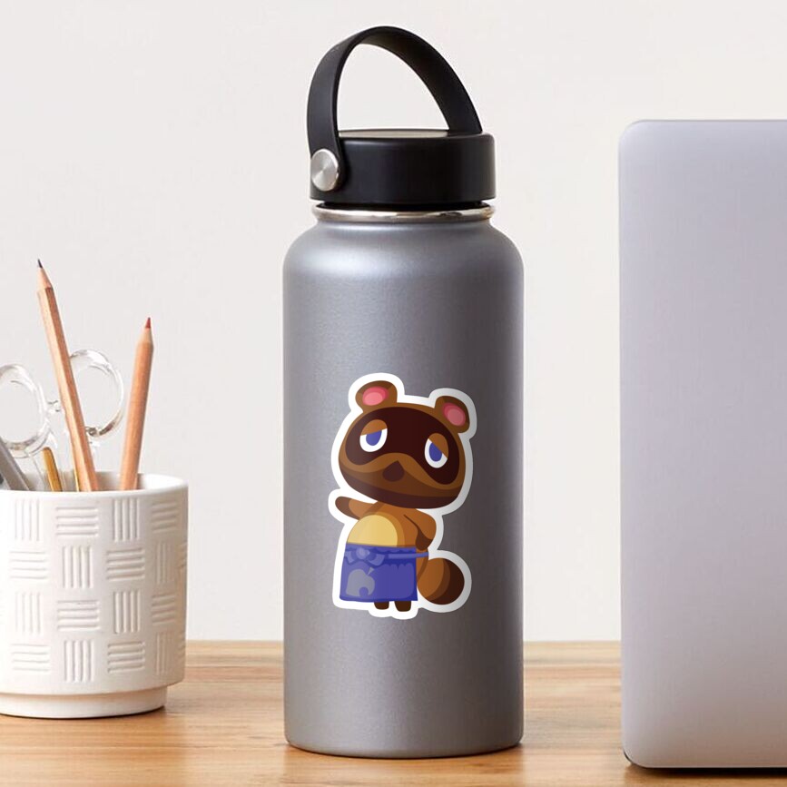 Download "Tom Nook Animal Crossing Print Vector" Sticker by niymi | Redbubble