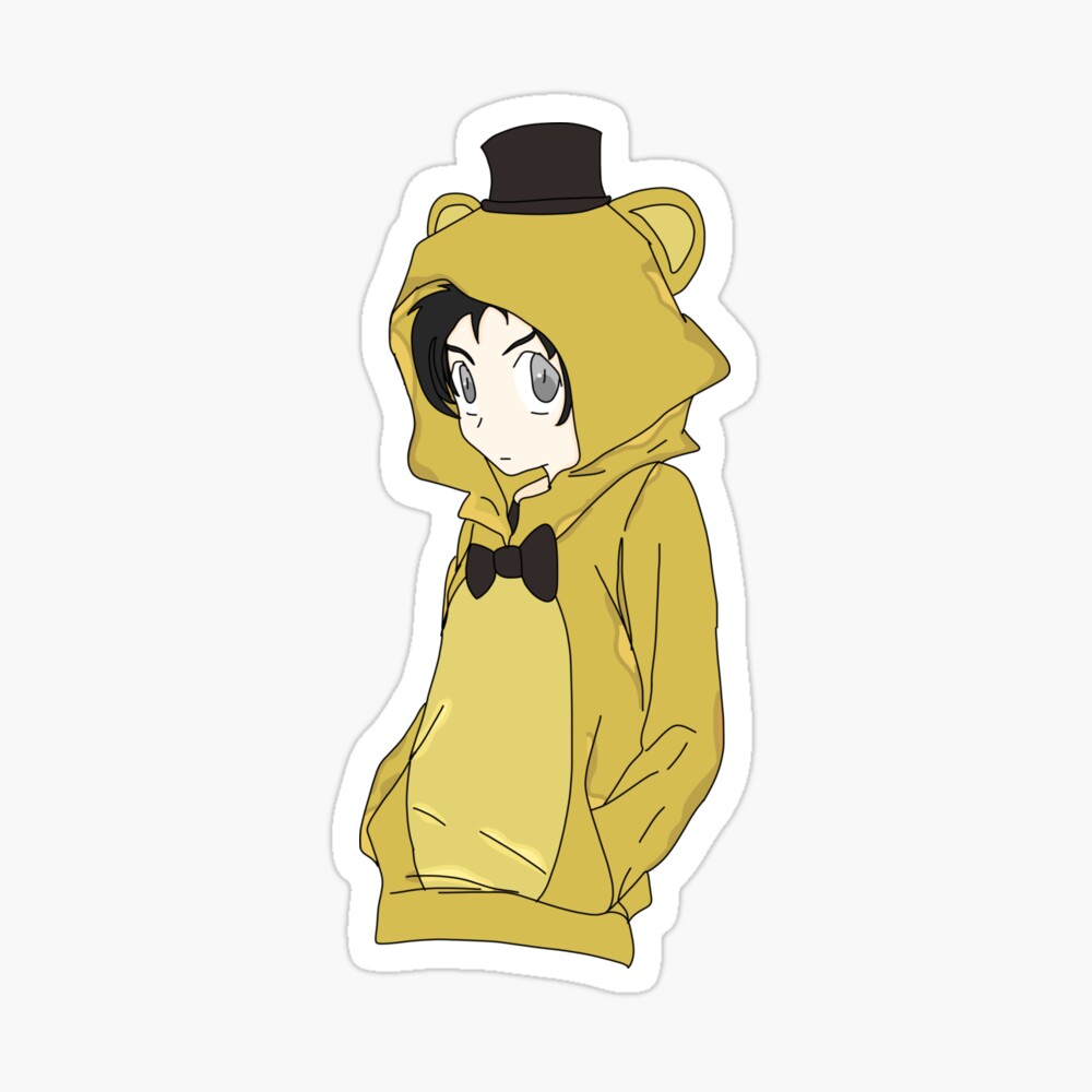 Human Golden Freddy In Hoodie