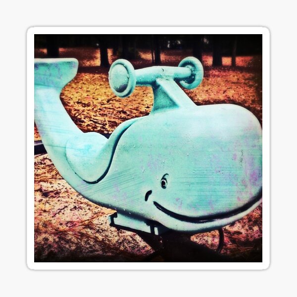 Happy Little Whale Sticker