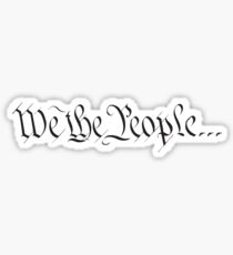 We the people... Sticker