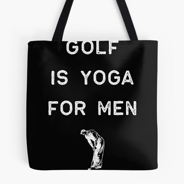 Item preview, Golf Shirt Golf Is Yoga White Golfing Golfers Funny Dad Gift designed and sold by threadsmonkey.
