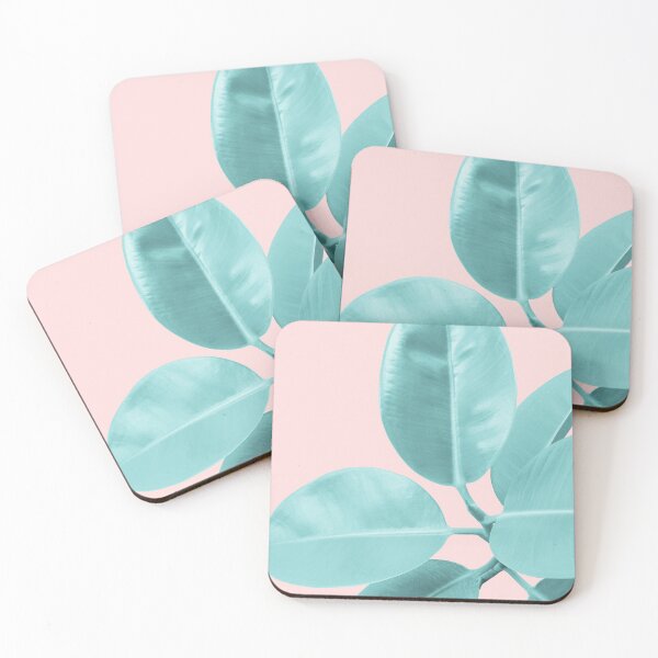Item preview, Ficus Elastica Pastel Blush Glam #1 #tropical #foliage #decor #art  designed and sold by Anita's & Bella's Art.