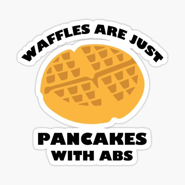 Waffle With Syrup Stickers Redbubble