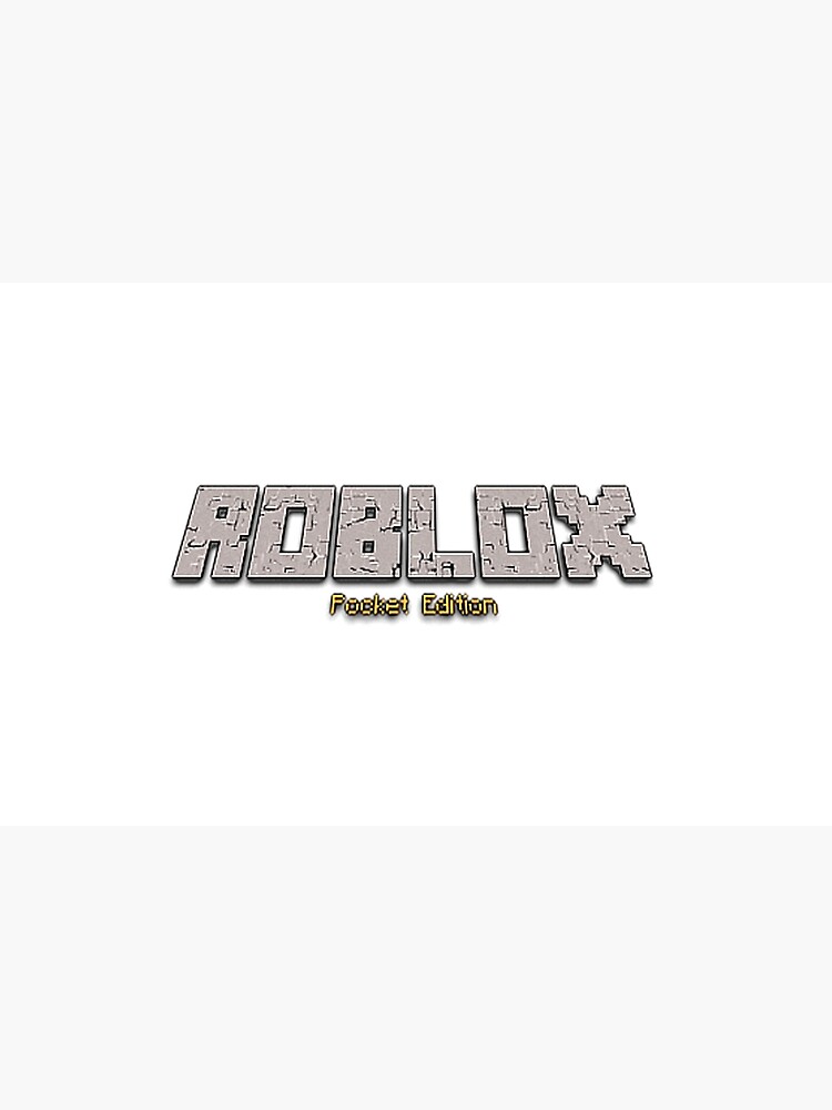 Roblox Pocket Edition Minecraft Logo Laptop Skin By Thkh Designs