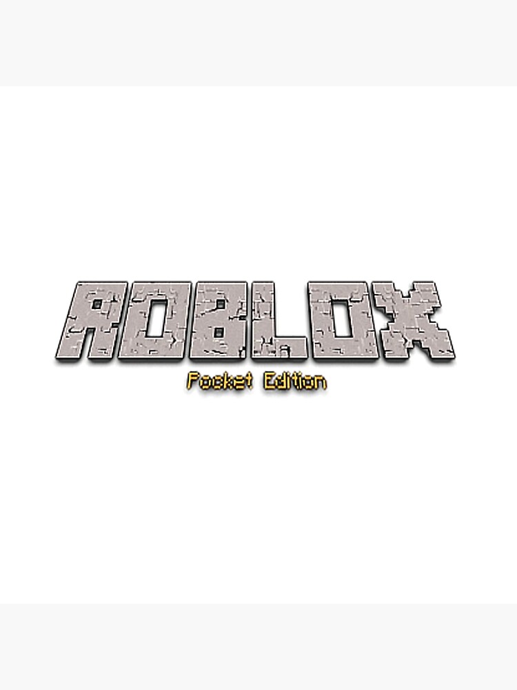 Bolsa De Tela Roblox Pocket Edition Minecraft Logo De Thkh Designs Redbubble - roblox and minecraft logo