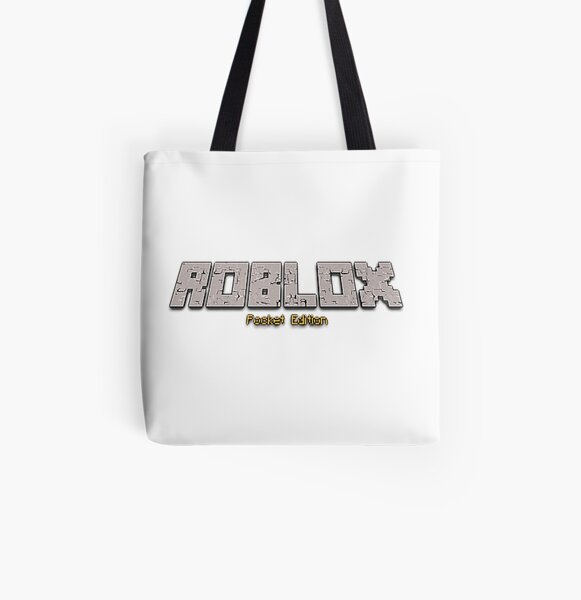 Roblox Pocket Edition Minecraft Logo Tote Bag By Thkh Designs Redbubble - c logo roblox roblox