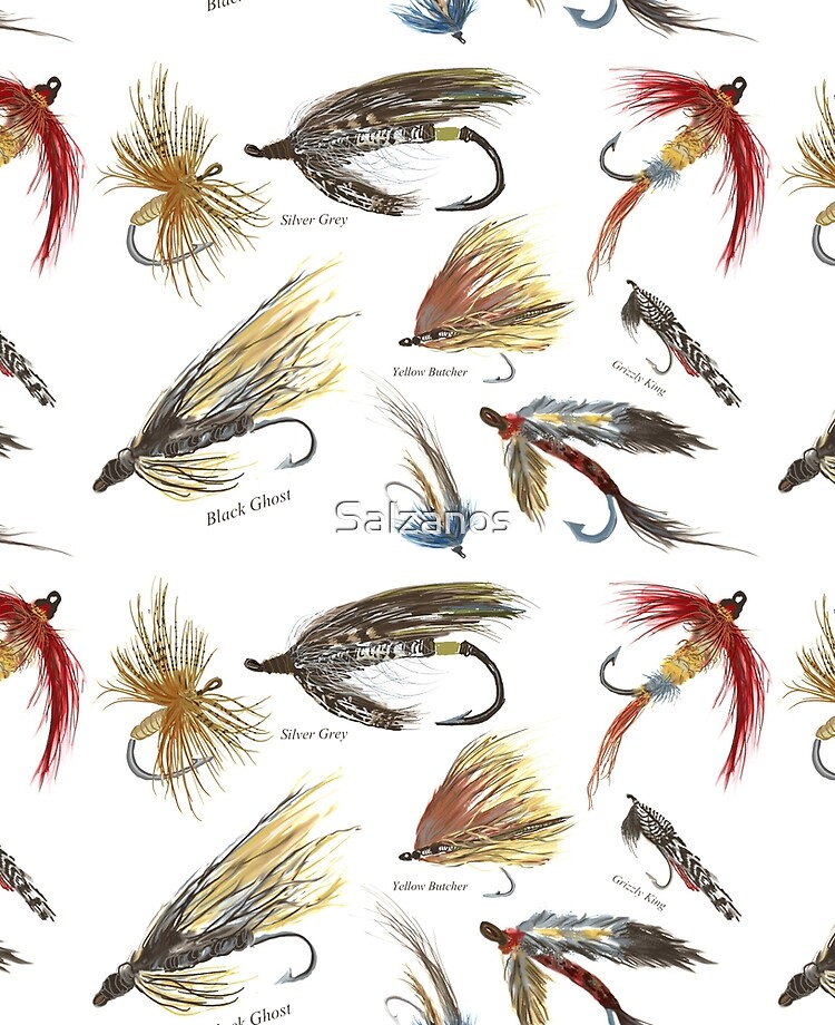 Vintage Fly Fishing Lures! | iPad Case & Skin