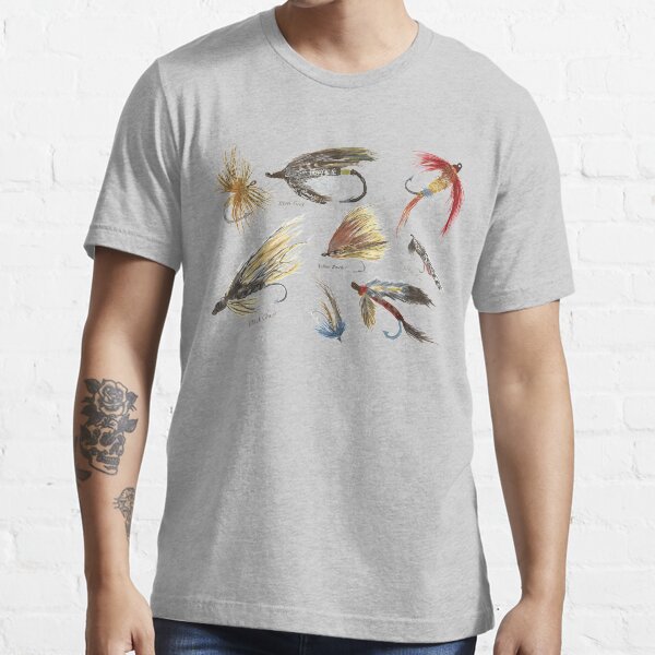 "Vintage Fly Fishing Lures!" T-shirt for Sale by Salzanos | Redbubble ...