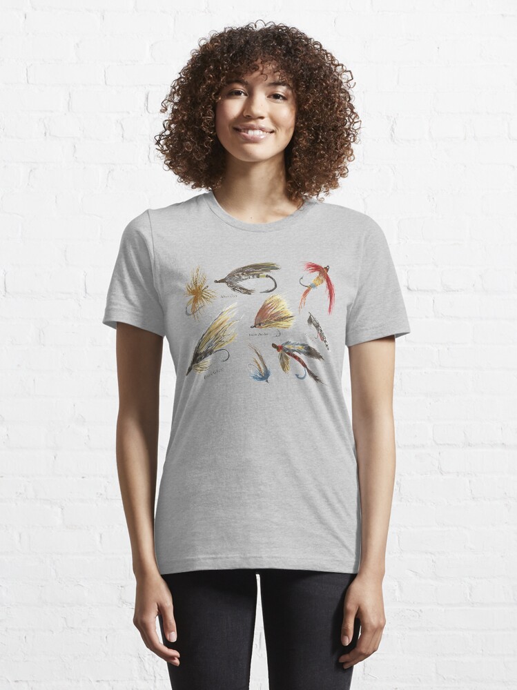 "Vintage Fly Fishing Lures!" Tshirt for Sale by Salzanos Redbubble