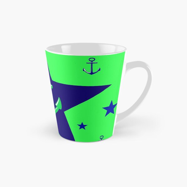 Aperçu de l'œuvre Navy Anchor on Lime Green créée et vendue par Judy Skowron.