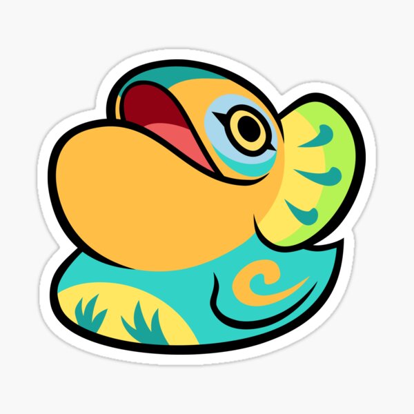 Blue Yian Kut Ku Sticker