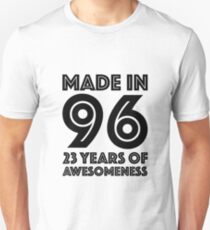 23rd Birthday Gift Adult Age 23 Year Old Men Women Daughter Son Unisex T-Shirt
