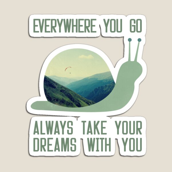 Always take your dreams with you Magnet